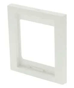 BERKER K1 Afdekraam 1-voudig Polar Wit