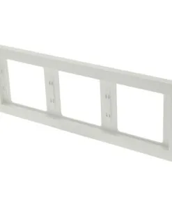 BERKER K1 Afdekraam 3-voudig Polar Wit