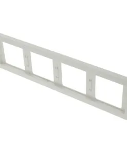 BERKER K1 Afdekraam 4-voudig Polar Wit