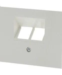 BERKER K1 Afdekplaat ISDN 2x 8-polig Polar Wit