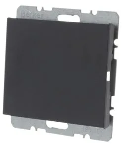 BERKER K1 Blindplaat Antraciet