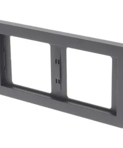 BERKER K1 Afdekraam 2-voudig Antraciet