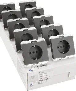 BERKER K1 Inbouw Wandcontactdoos (wcd) RA 1-voudig Antraciet -Binnenverlichting Verkoopwinkel DV 8 8501440 02 4c NL 20141107092304