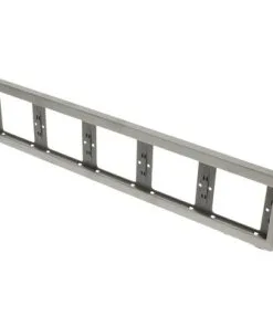 BERKER K5 Afdekraam 5-voudig RVS