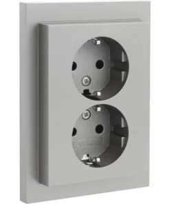 BERKER K5 Inbouw Wandcontactdoos (wcd) RA 2-voudig