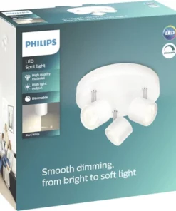 PHILIPS LED Plafondspot Star 3-lichts Wit -Binnenverlichting Verkoopwinkel DV 8 8667515 11 4c DE 20220628171652