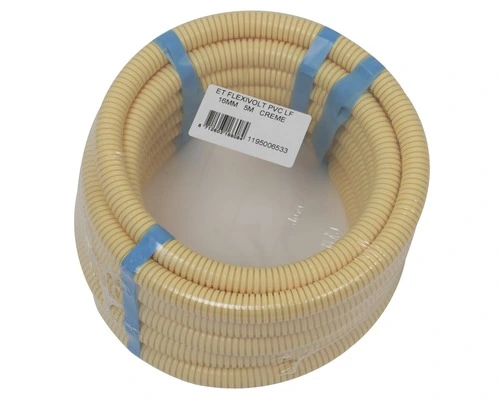 PIPELIFE Flexibele Elektrabuis PVC 16 Mm 5/8" Flexivolt Low Friction Crème 5 M 1 PIPELIFE Flexibele Elektrabuis PVC 16 Mm 5/8" Flexivolt Low Friction Crème 5 M