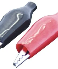 BLEIL Krokodillenklem 1x Rood 1x Zwart