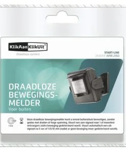 KLIKAANKLIKUIT® Bewegingsmelder Buiten APIR-2150 Zwart, IP64 -Binnenverlichting Verkoopwinkel DV 8 8749421 02 4c NL 20170916012036