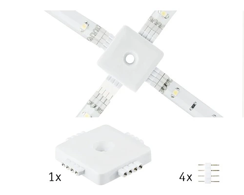 PAULMANN YourLED X-connector Wit 4 PAULMANN YourLED X-connector Wit - Afbeelding 4
