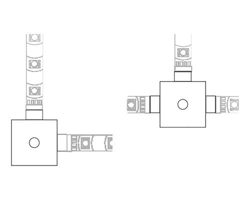 PAULMANN YourLED X-connector Wit 5 PAULMANN YourLED X-connector Wit - Afbeelding 5