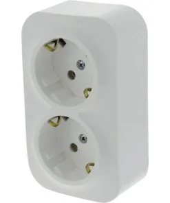 LEGRAND Forix Opbouw Wandcontactdoos (wcd) 2-voudig RA Wit