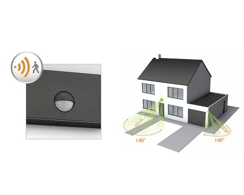 PHILIPS LED Buitenlamp Raccoon Met Sensor Antraciet 5 PHILIPS LED Buitenlamp Raccoon Met Sensor Antraciet - Afbeelding 5